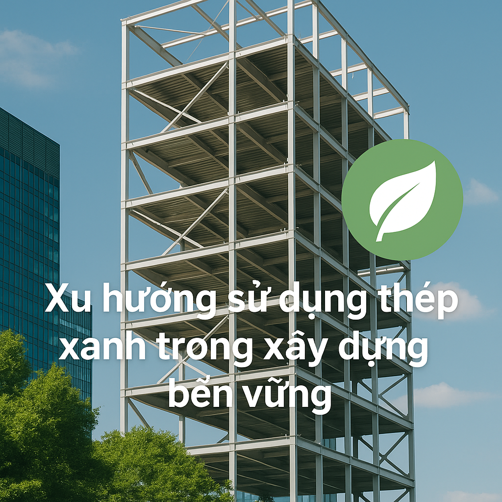 Xu hướng sử dụng thép xanh trong xây dựng bền vững